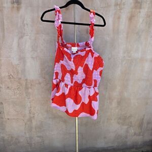 Ava & Viv Abstract Print 100% Cotton Tank